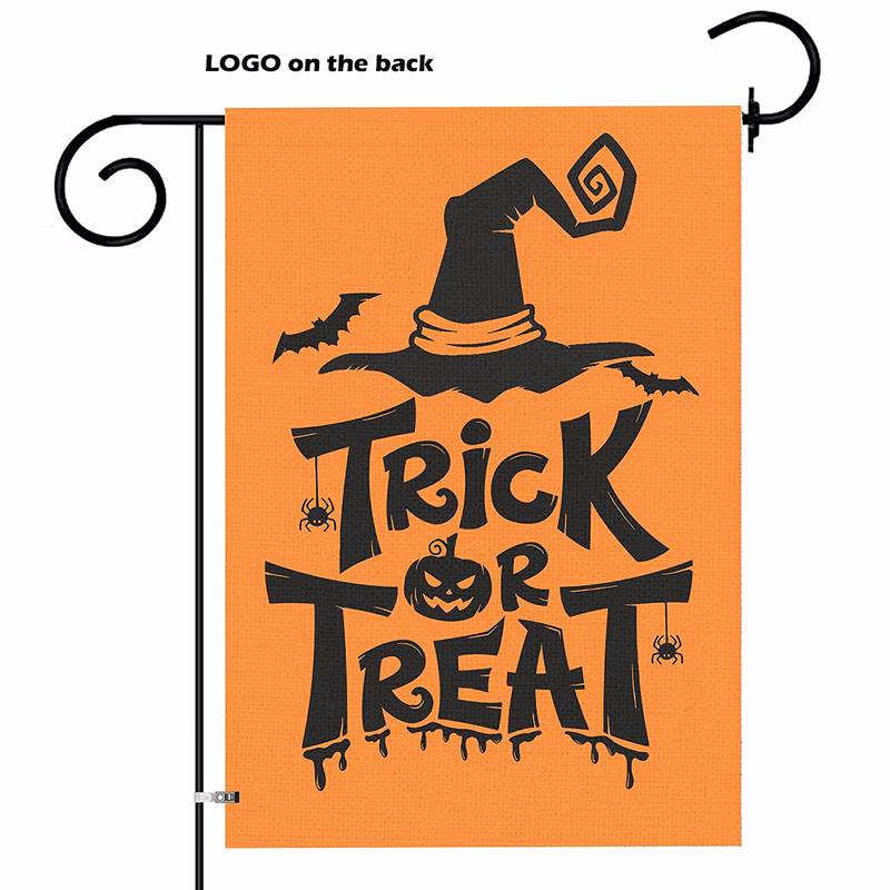 Halloween Garden Flag Trick or Treat Sign