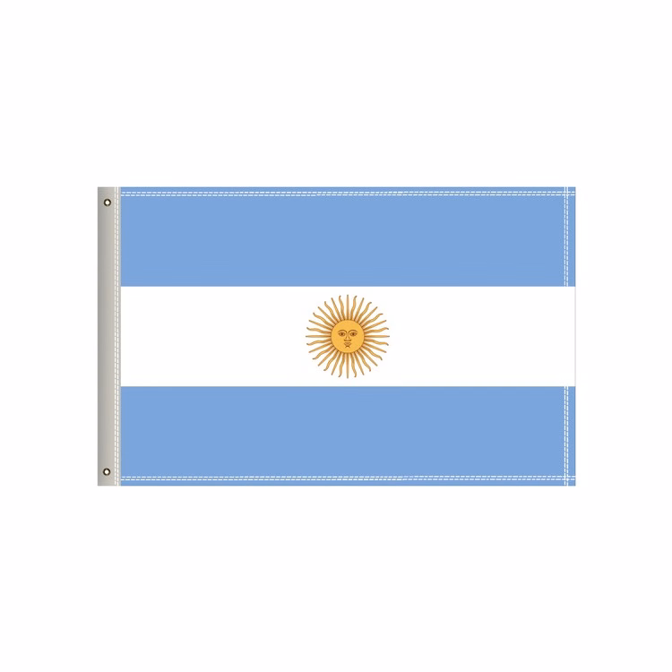 National Flag, Argentina, Single-Sided - 36"W x 24"H