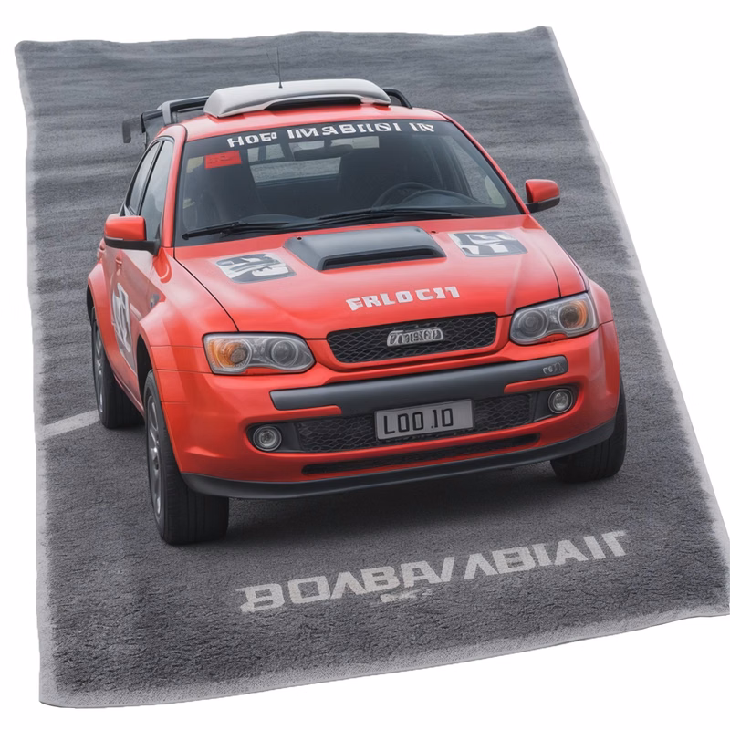 15" x 18" Sublimated Serged Hem Microfiber Rally Towel