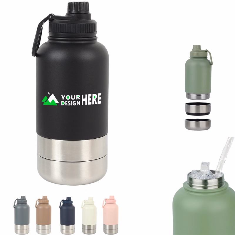 32Oz Sports Outdoor Stainless Steel Thermos Cup