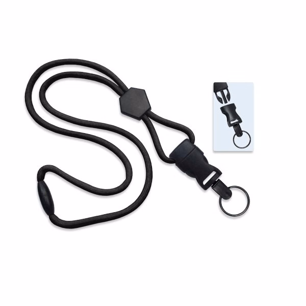 1/4" Lanyard with Diamond Slider & DTach Split Ring