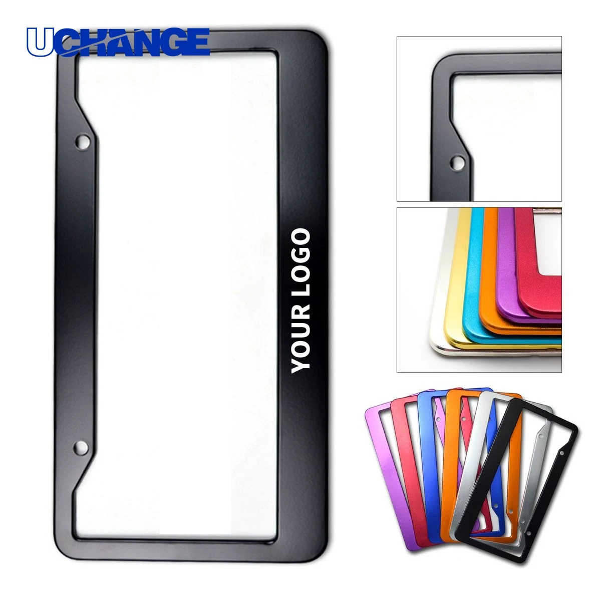 Aluminum Alloy License Plate Frame Retaining Clip Accessory 1