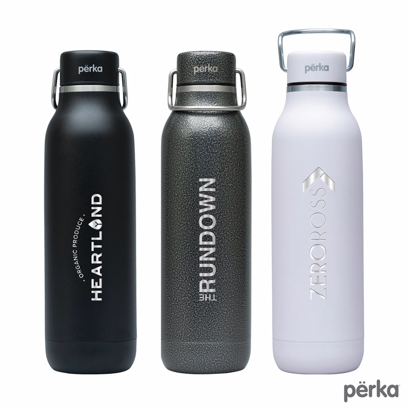 Perka® Dashing 20 oz. Double Wall Stainless Steel Bottle