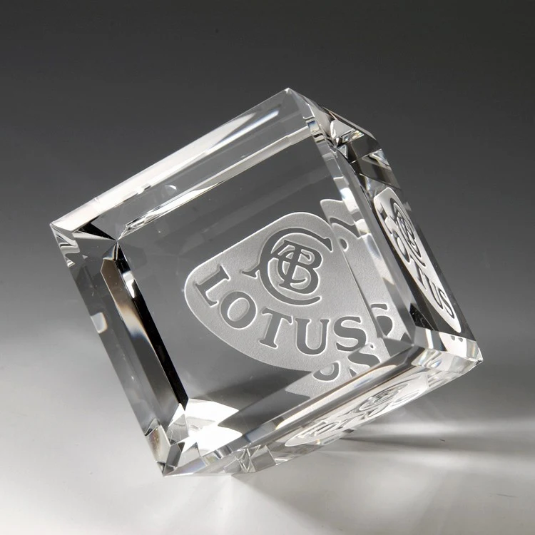 2" Award- Awards, Trophy,Standing Crystal Cube_D548CA 1