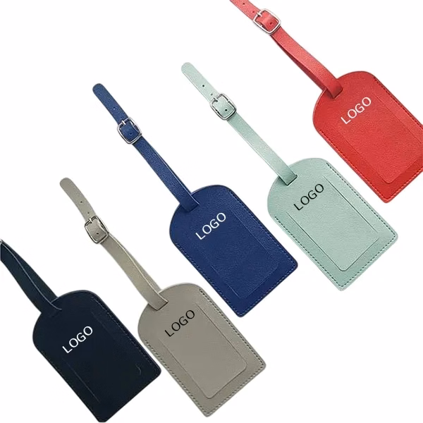 Personalized Leather Luggage Tag