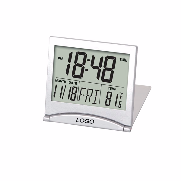LCD Desk Alarm Clock/calendar