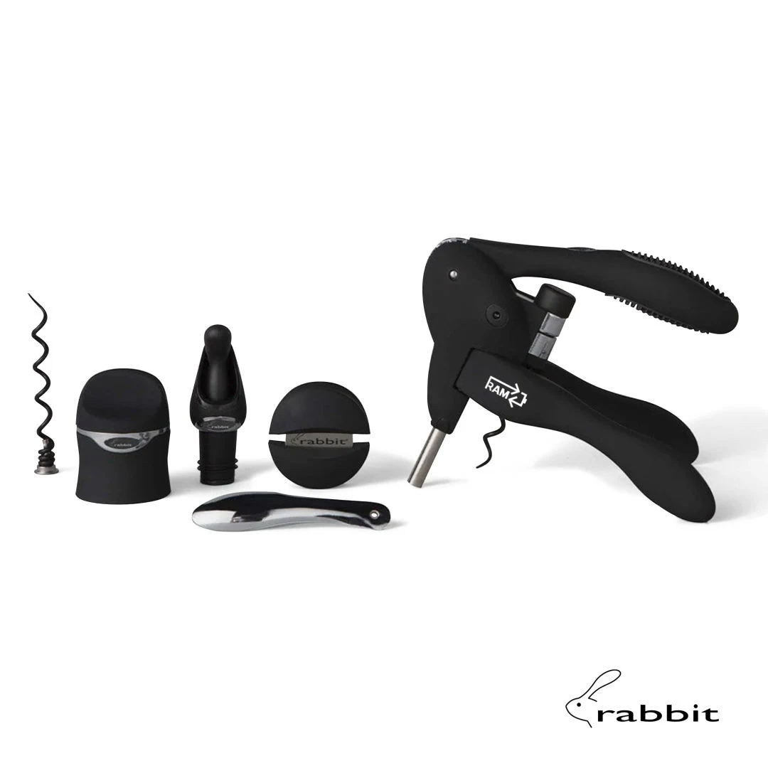 rabbit® 6-PC Wine Tool Kit - Black 1