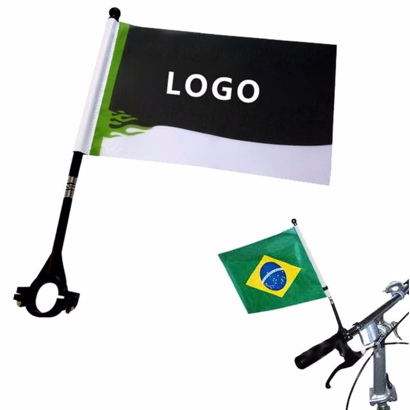 Mini bike flag with handlebar