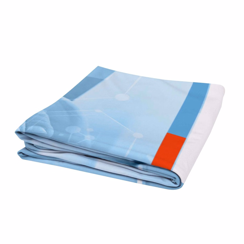8'W x 54"H EuroFit™ Straight Wall Graphic Cover (Recycled Polyester Knit)