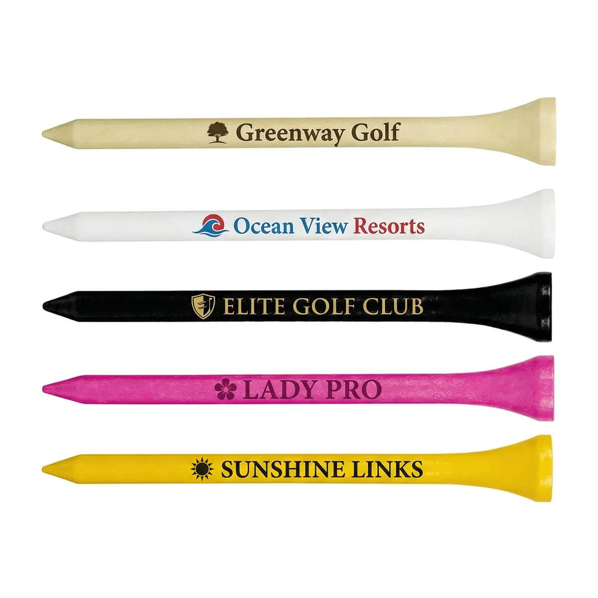 3 1/4" Custom Wooden Golf Tee 1