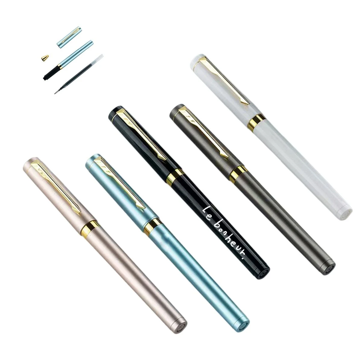 Metallic Custom Logo Promotional Gel Pen 1