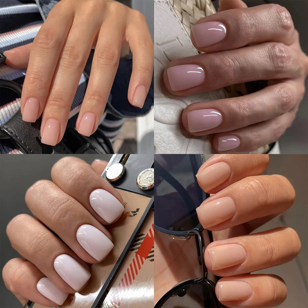 Solid Color Glossy Artificial Fake Nail MOQ50 1