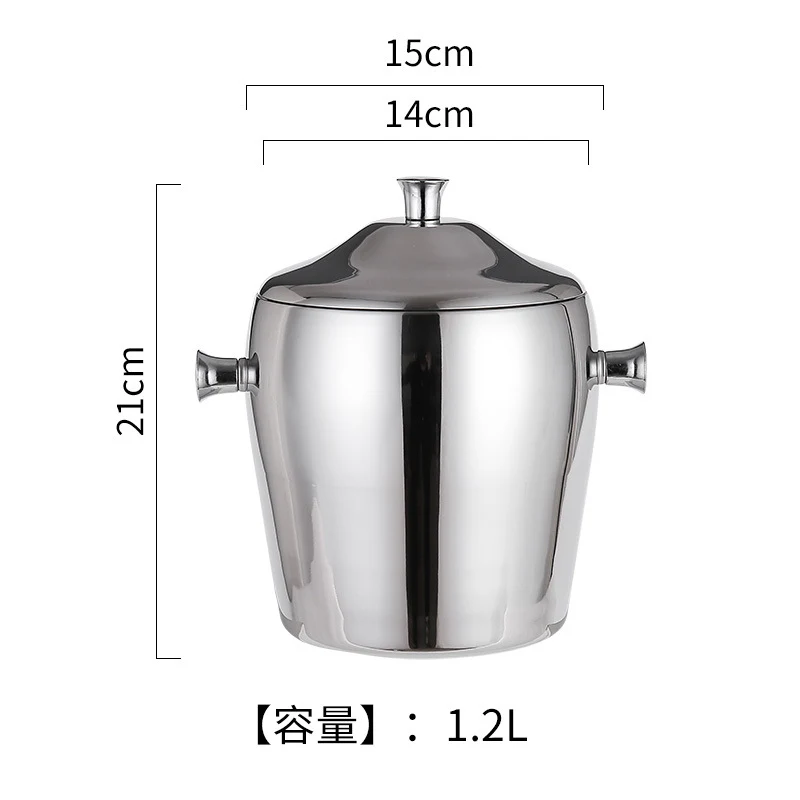 Double Walled Insulated Ice Bucket 1