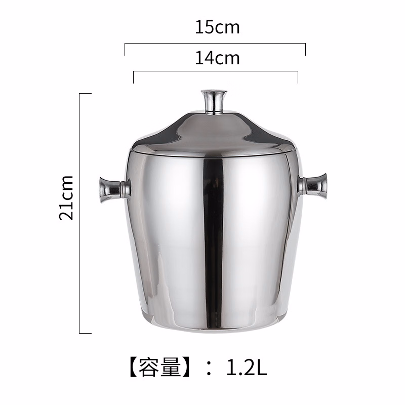Double Walled Insulated Ice Bucket