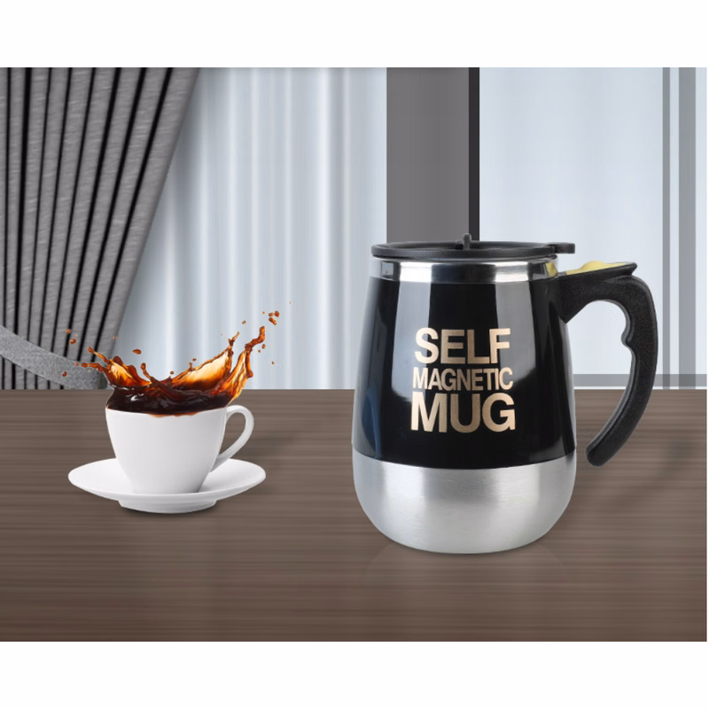 Self Magnetic Stirring Mug