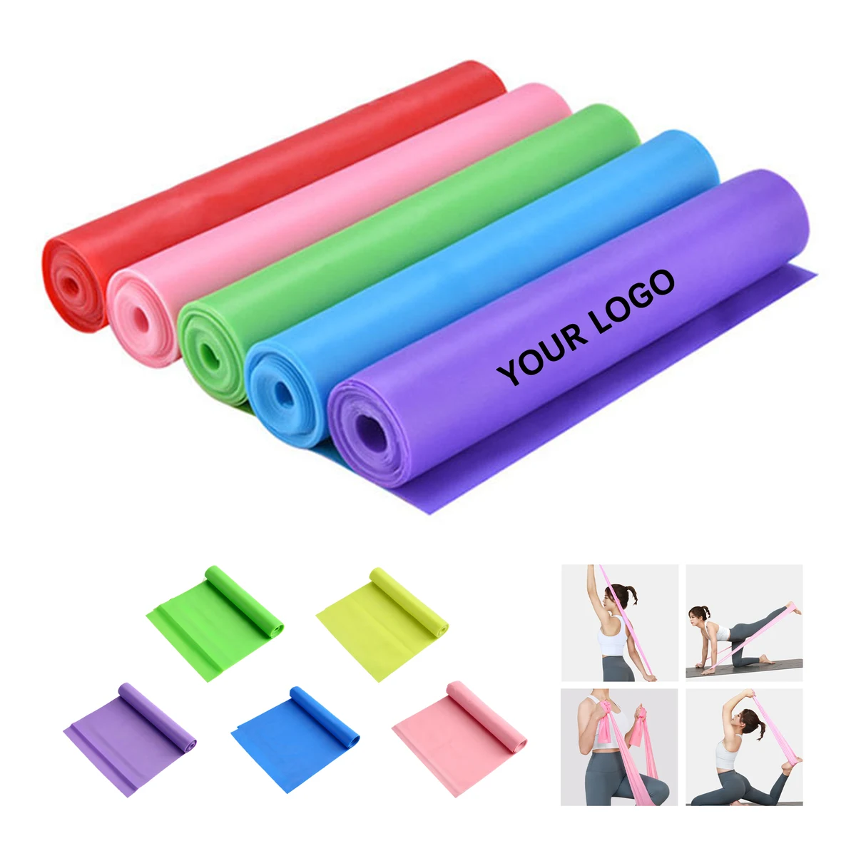 TPE Resistance Exercise Band 59" x 5.9" x 0.018" 1