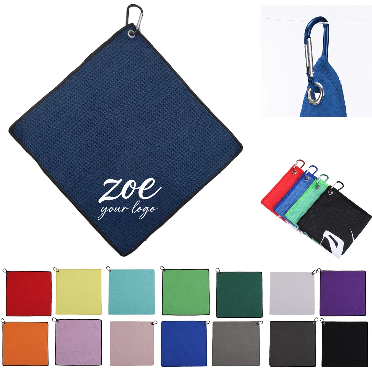 Ultra Fine Fiber Golf Cleaning Towel 1