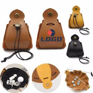Leather and Dice Bag