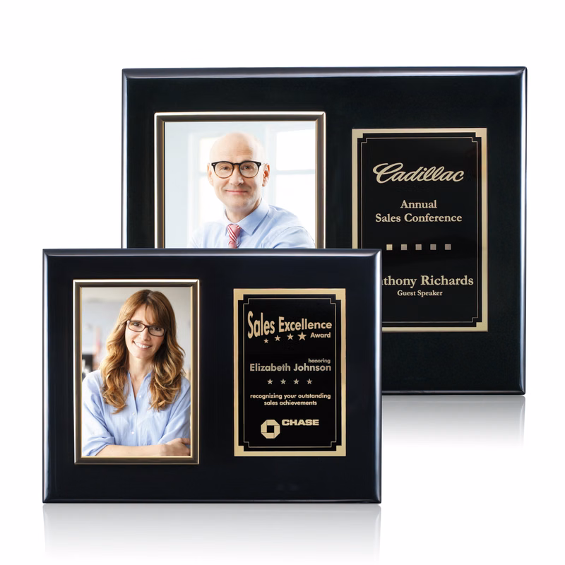 Metcalfe Plaque - Black/Gold