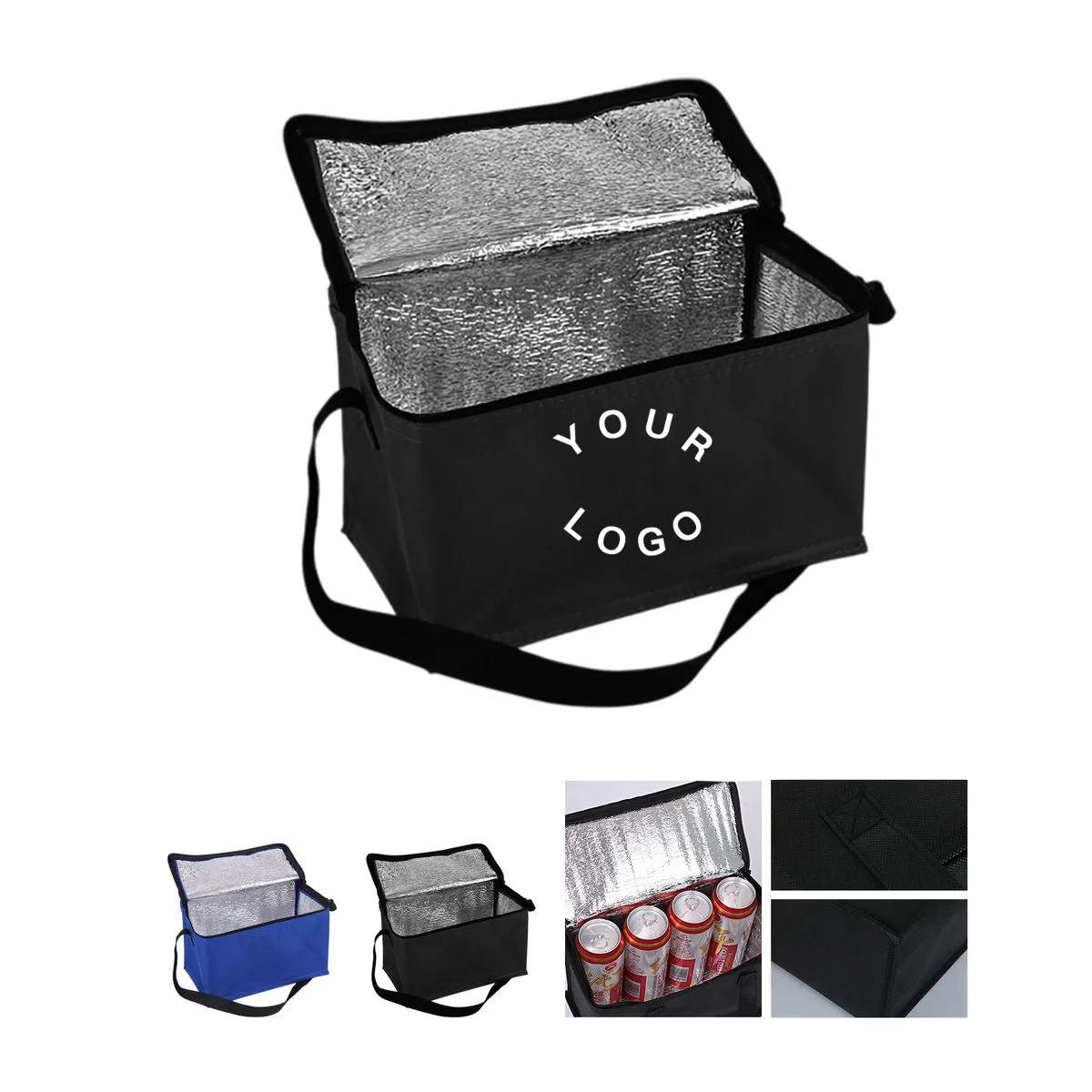 Oxford Insulated Tote with Aluminum Foil Interior 1