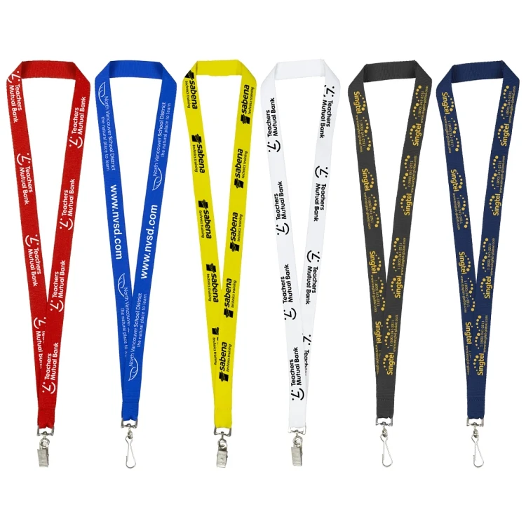 "ANBURN" 3/4" Overseas Silkscreen Lanyard - Overseas Production 1