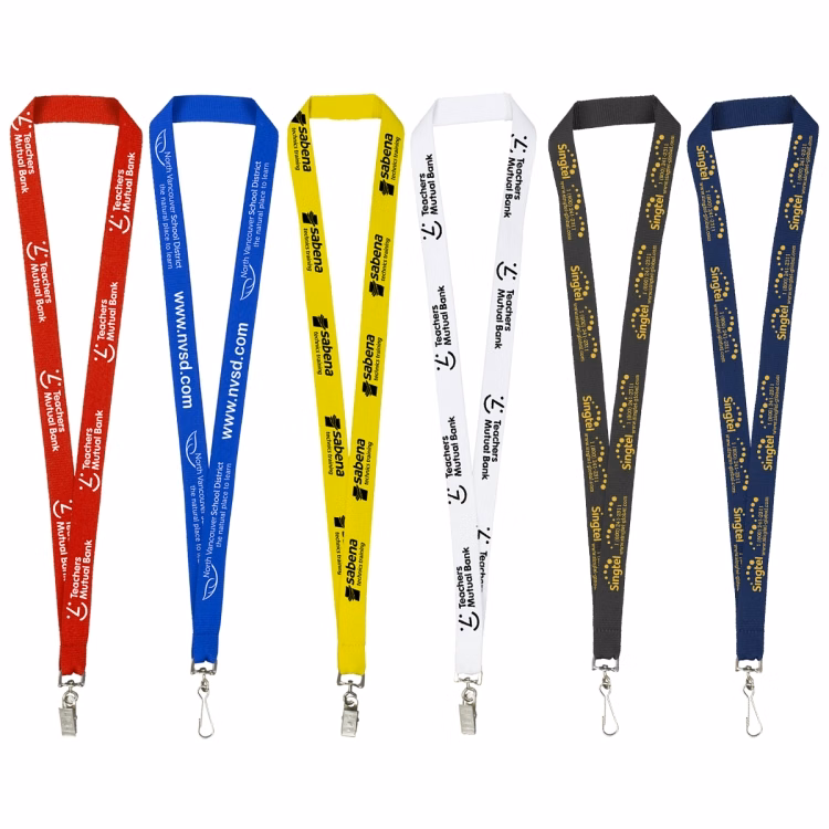 "ANBURN" 3/4" Overseas Silkscreen Lanyard - Overseas Production