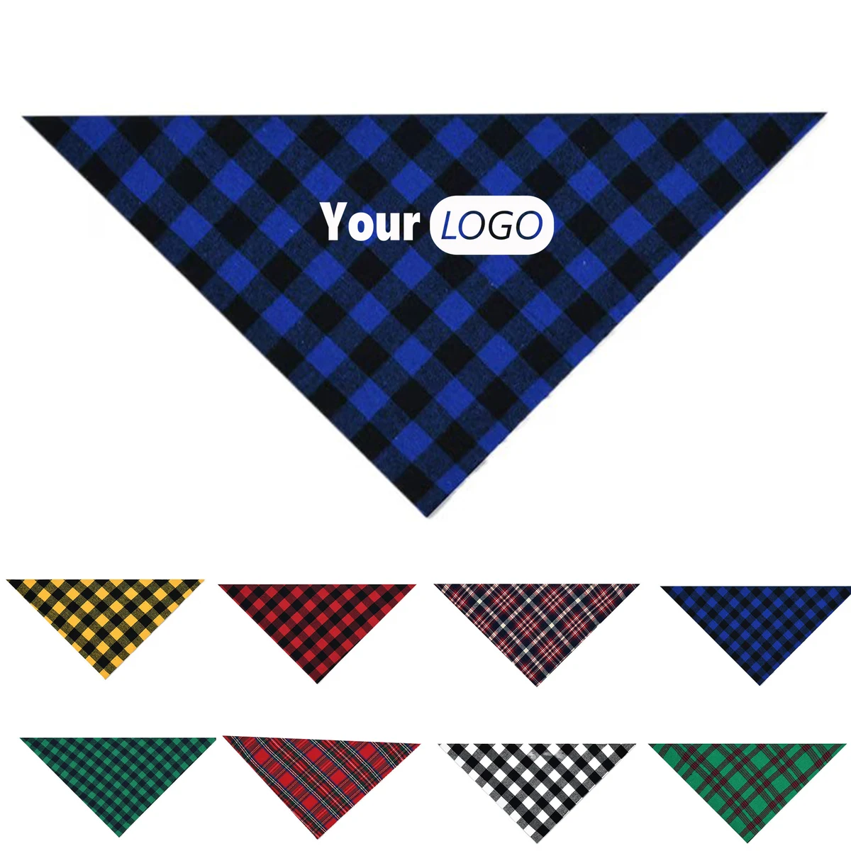 Polyester Cotton Blend Soft Pet Dog Bandana 1