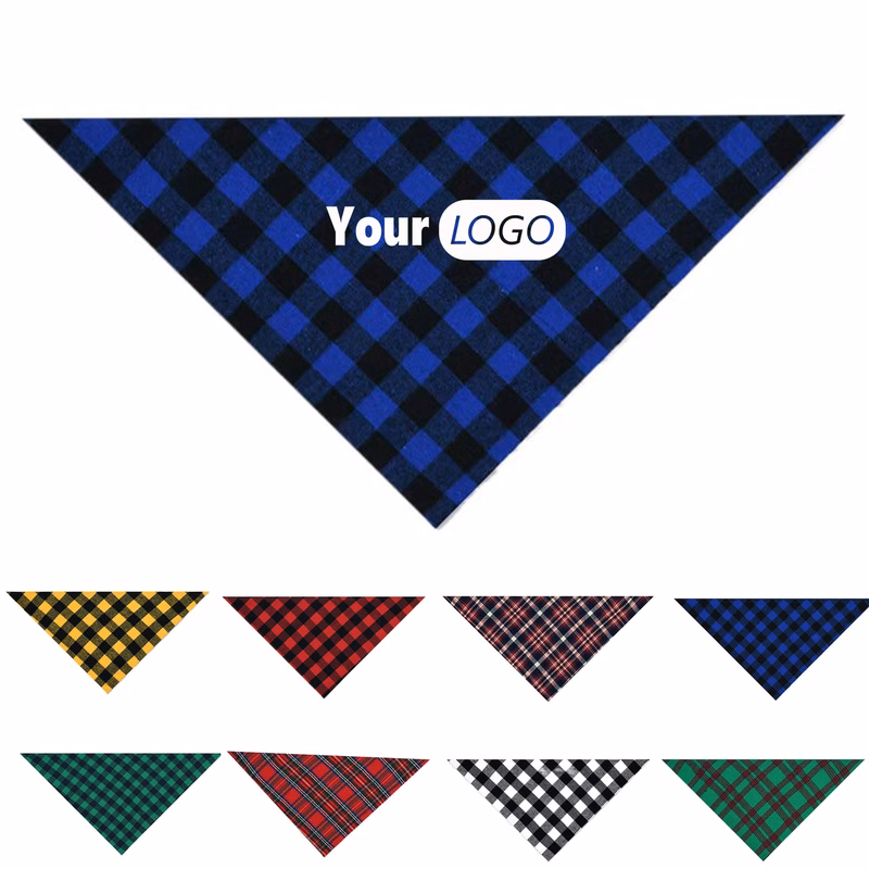 Polyester Cotton Blend Soft Pet Dog Bandana