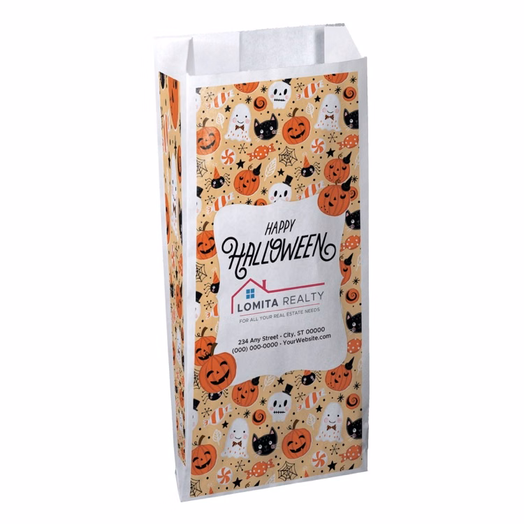 Halloween Scatter Design 3 Merchant Paper Bag (5" x 10" x 2")