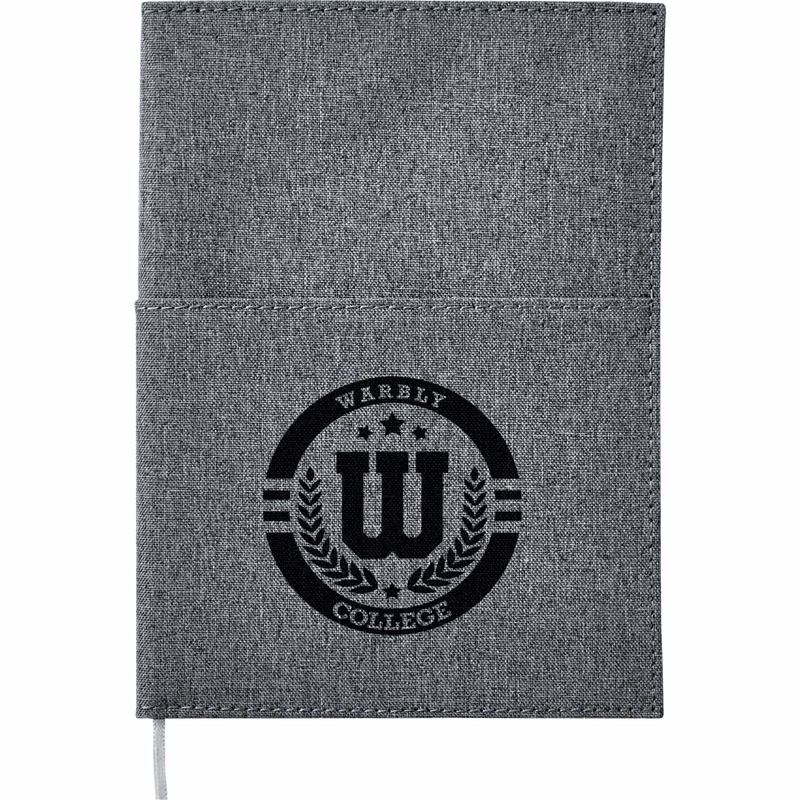 FSC® Mix 5" x 7" Canvas Pocket Refillable Notebook