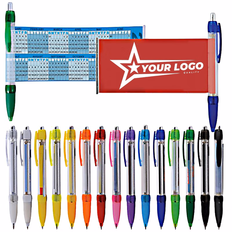 Promotional Pull-Out Ad Ballpoint Pen