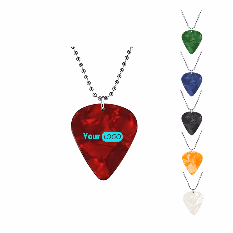Customizable Guitar Pick Necklace