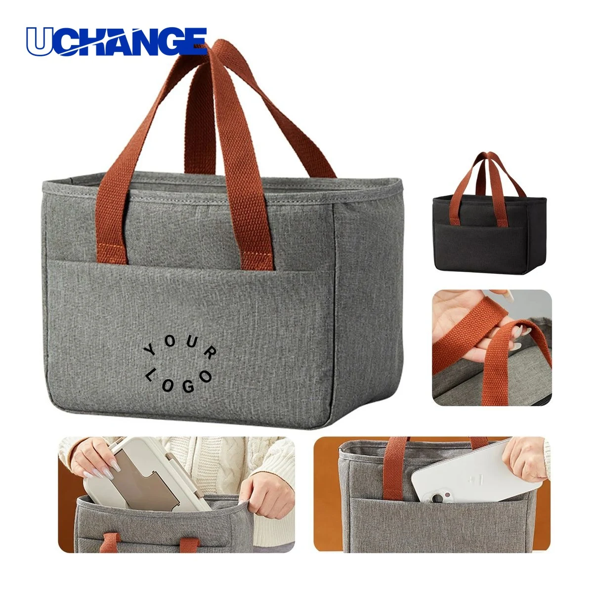Cationic Cooler Tote Bag Carrier for Daily Meals 1
