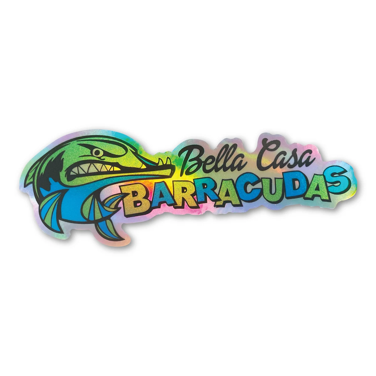 Rainbow Holographic Custom Decal - 60 - 70 Square Inch 1