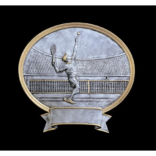 8" Tennis Male Legend Plate 1