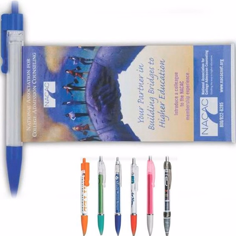 Banner Pen w/ Grooved Clip