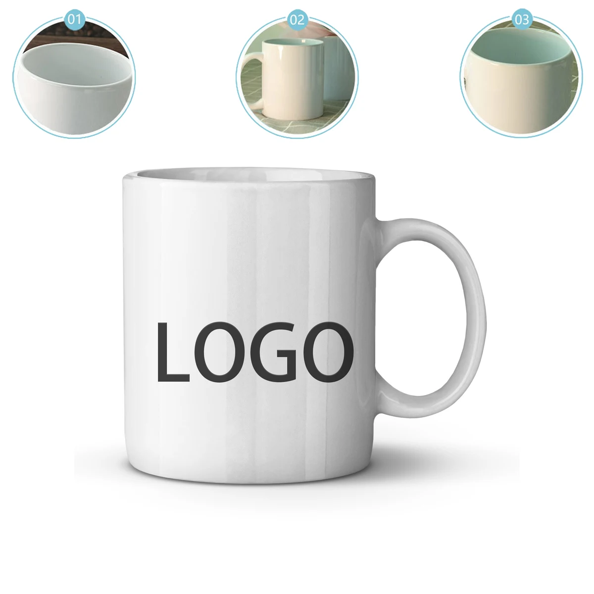 11oz Heat Transfer Custom Ceramic Mug 1
