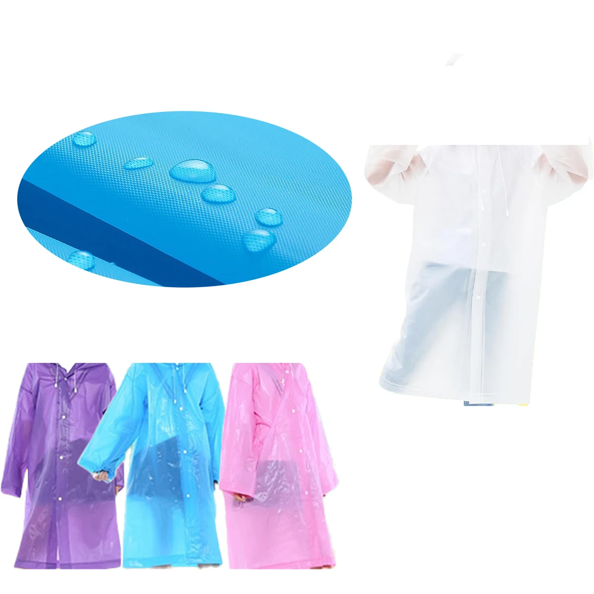 Kids Reusable Waterproof Raincoat 1