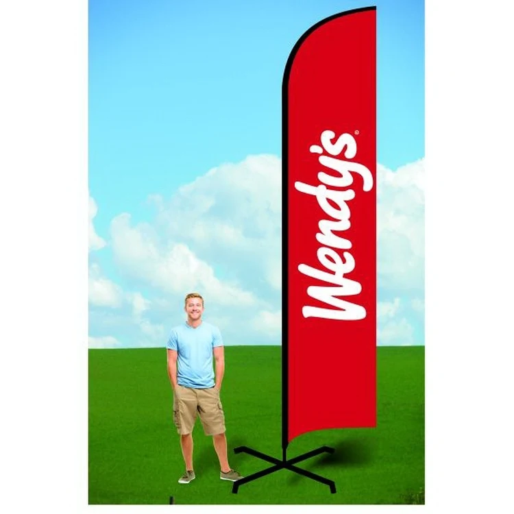 15ft Advertising Flag with X Stand-single 1