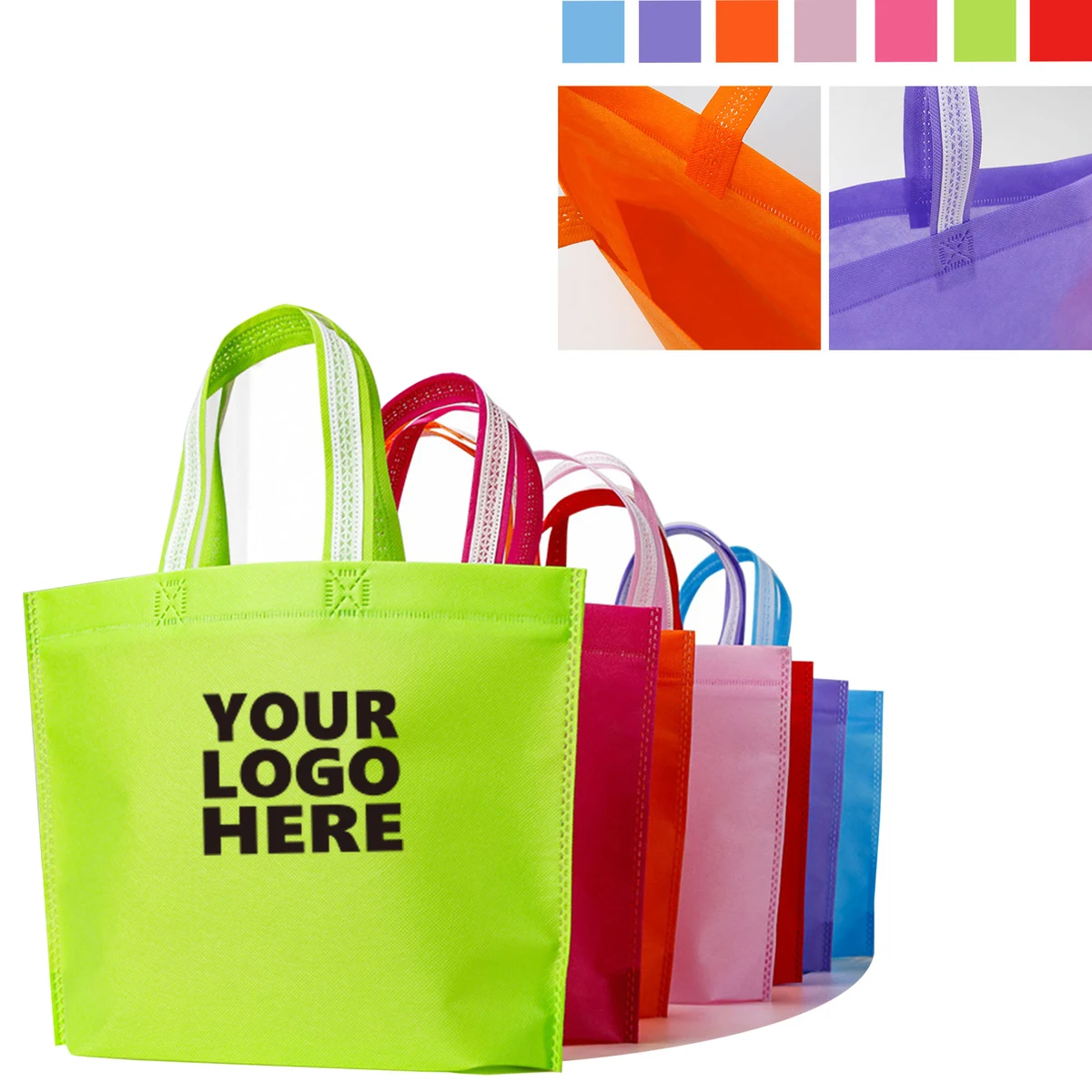 MOQ50 High Load-Bearing Non-Woven Tote Bags 1