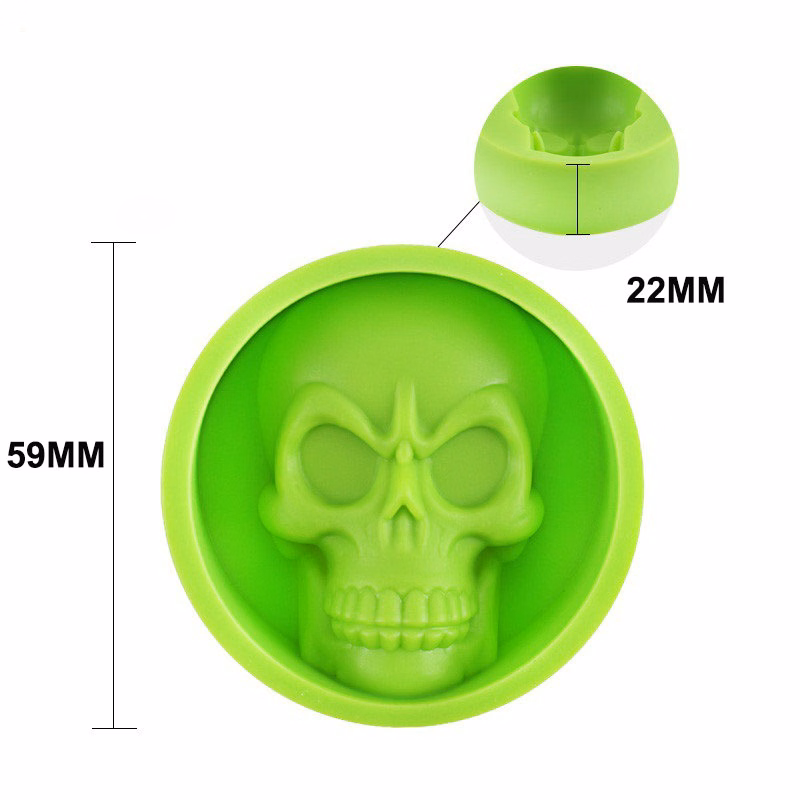 Skull Human Head Ice Mould Model