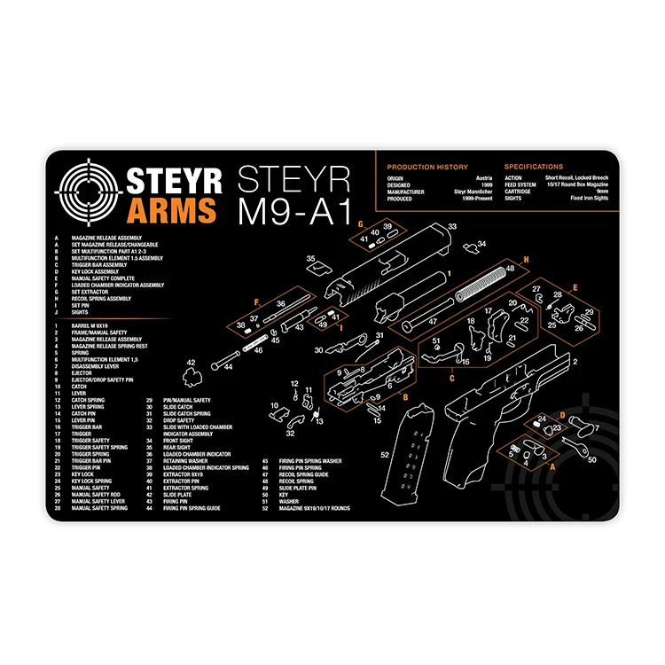 Hard Surface Heavy-Duty Counter Mat (11"x17"x1/8") 1