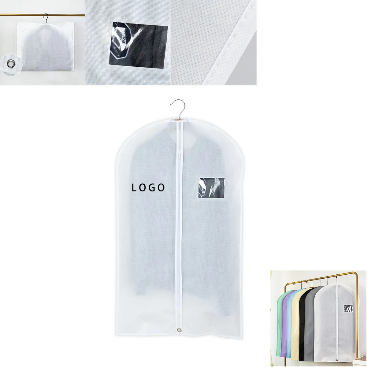 Garment Bags Breathable Full Zipper Dust Cover 1