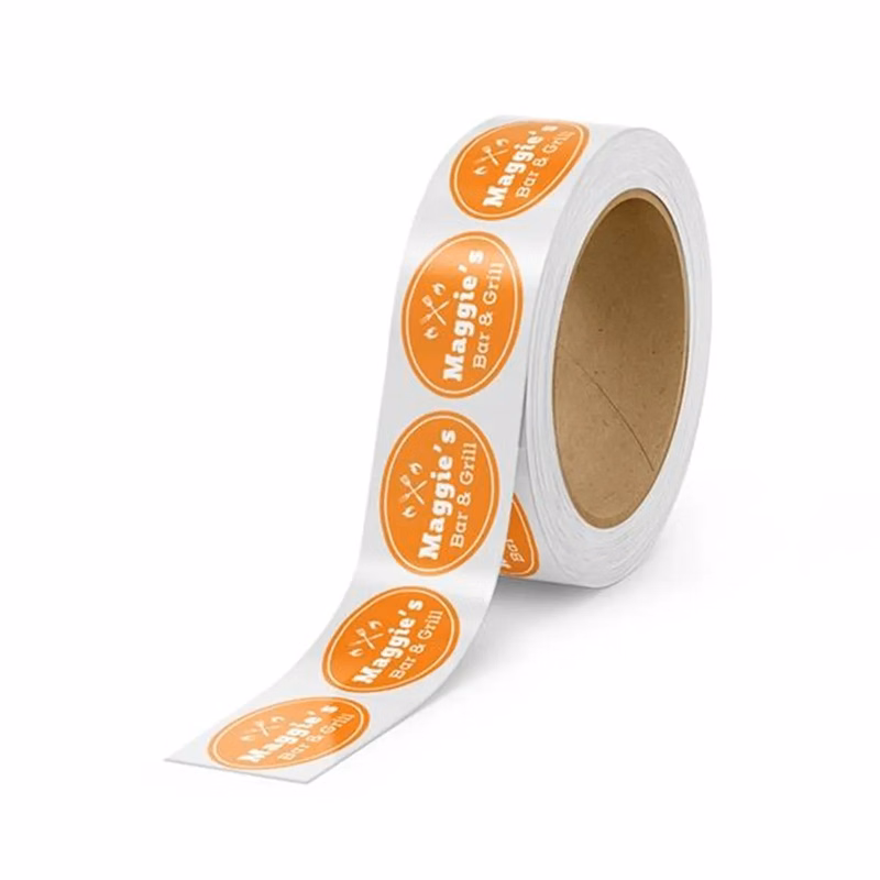 Oval Roll Label