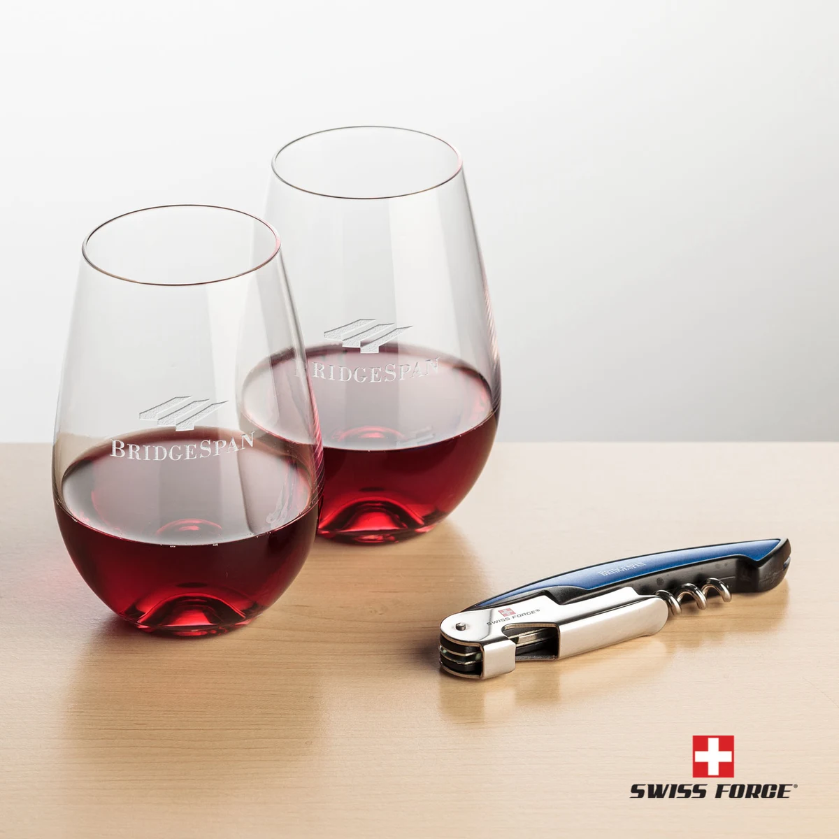 Swiss Force® Opener & Boston Stemless Wine 1