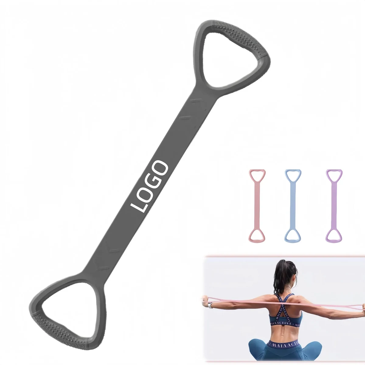 Fitness Figure 8 Resistance Band Pull Rope For Home Gym 1