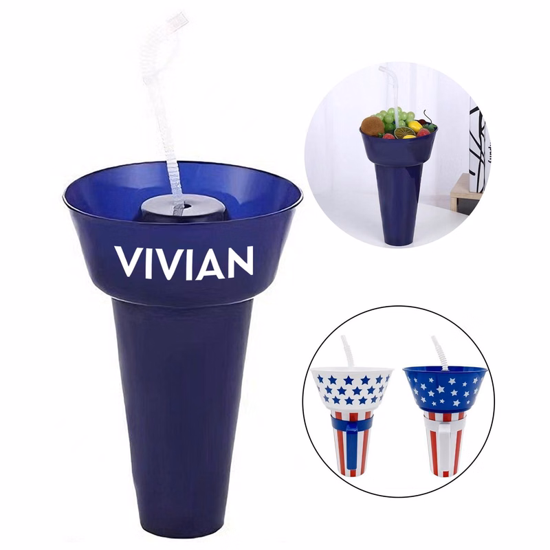 Custom Snack & Drink Combo Cup