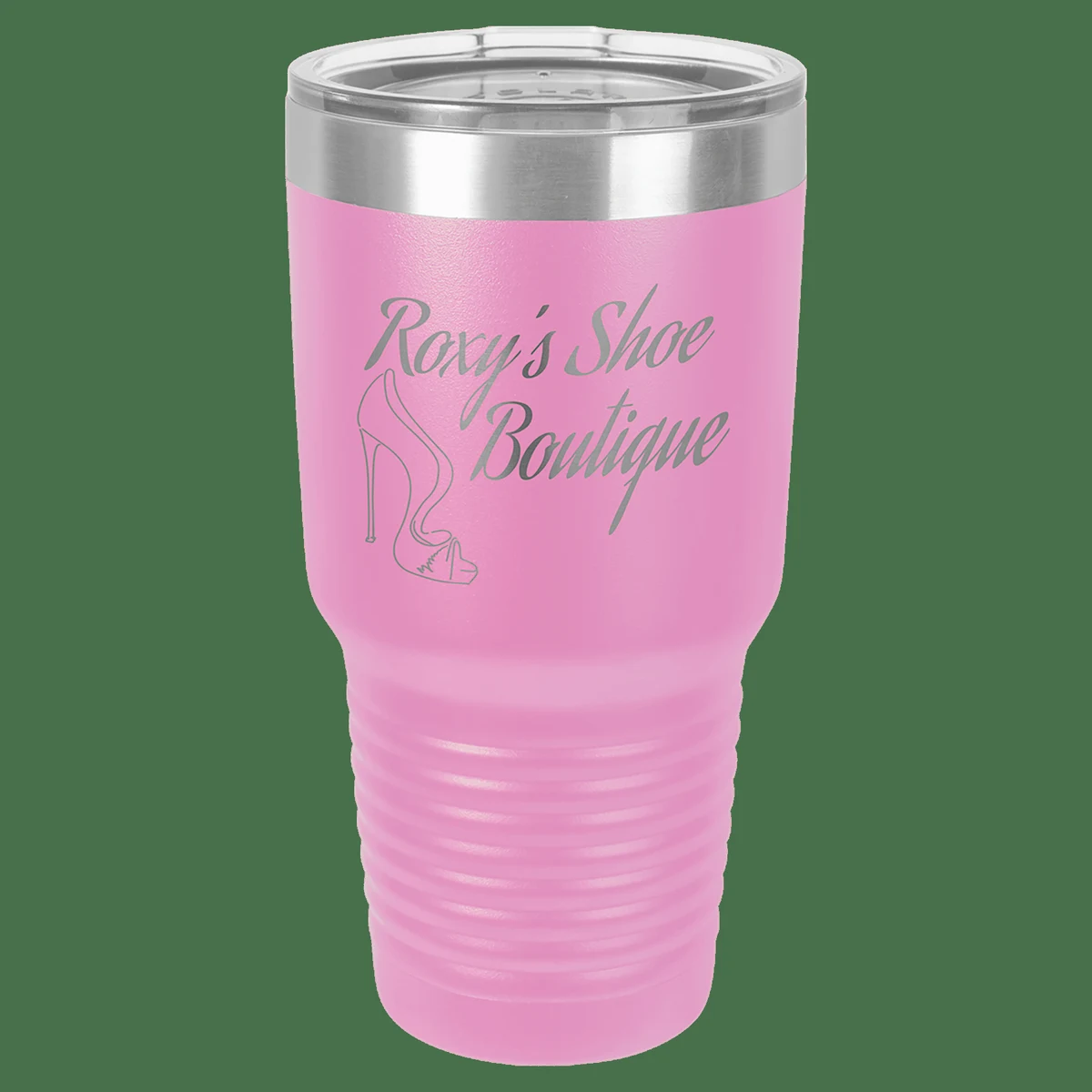 Polar Camel 30 oz. Light Purple Vacuum Insulated Ringneck Tumbler with Clear Lid 1