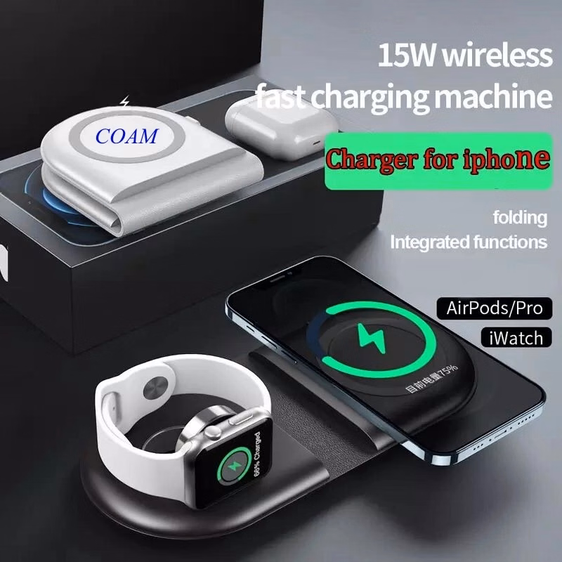 2 In 1 Foldable Wireless Charger Station