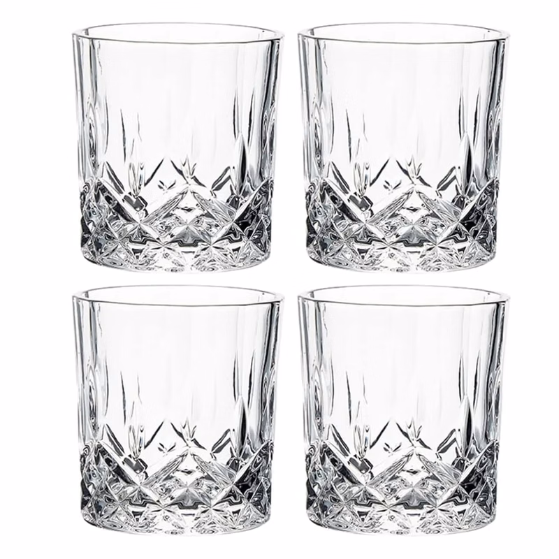7oz Etched Crystal Whiskey Glass